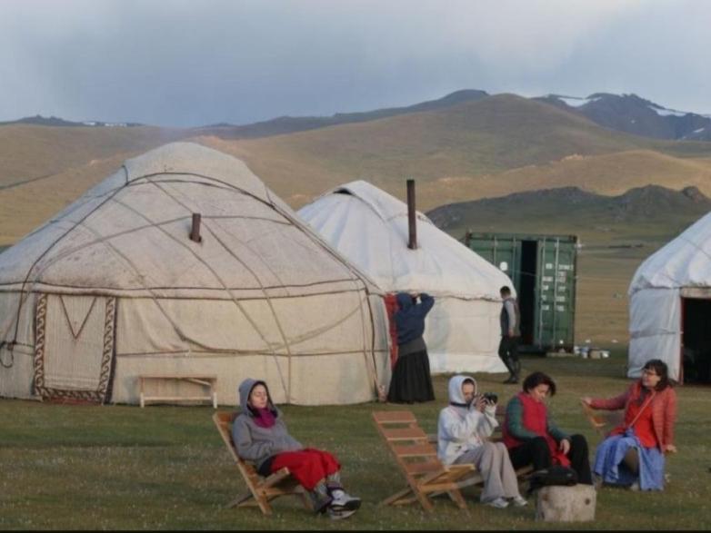 Отель Zalkar Yurt Camp Song-Kul Экстерьер фото
